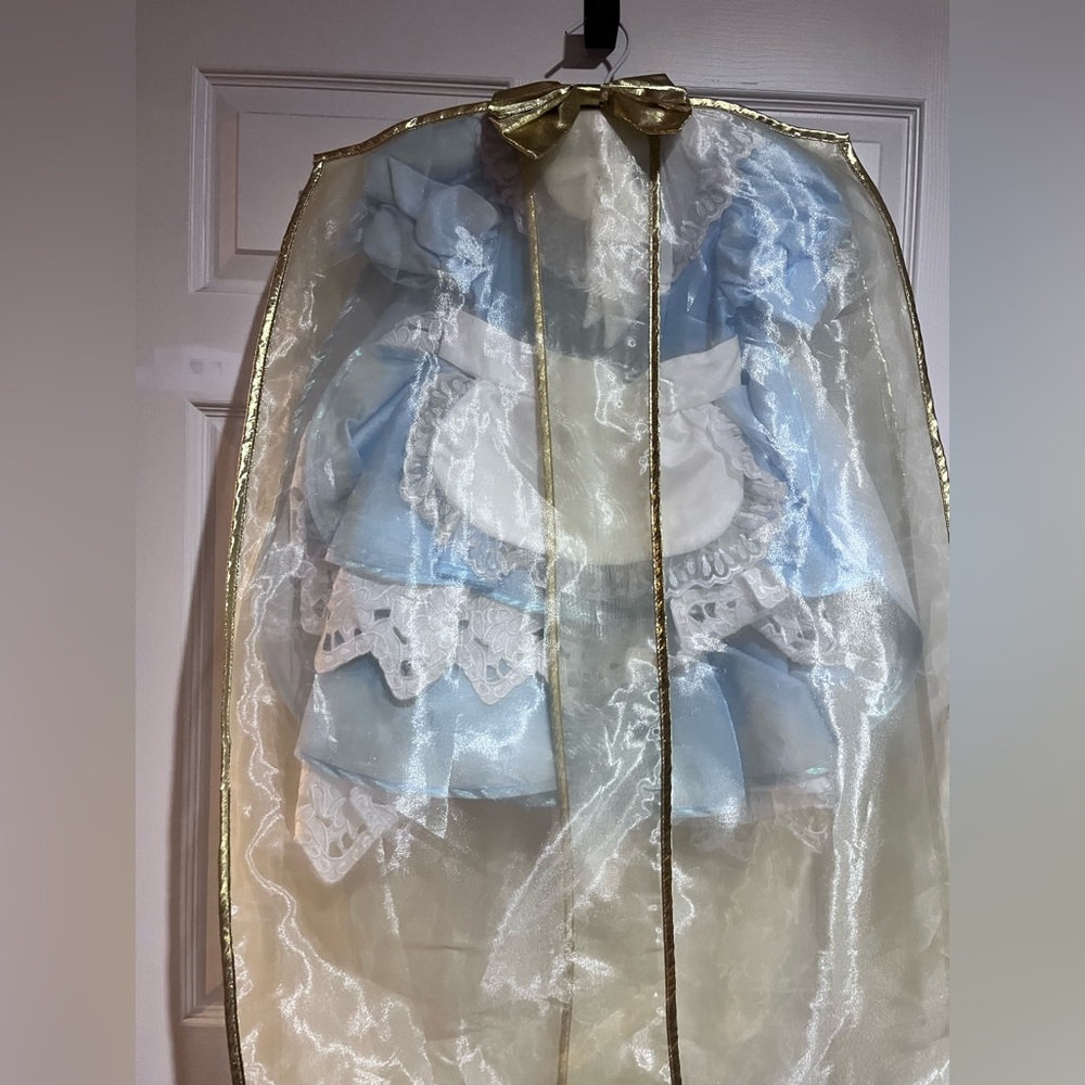 CHASING FIREFLIES DELUXE GIRLS ALICE IN WONDERLAND BLUE COSTUME DRESS NWOT. - Picture 6 of 11